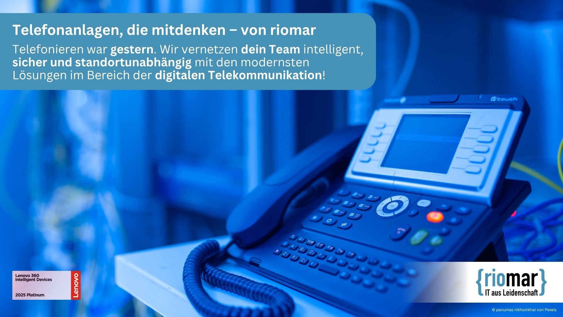 riomar macht modernste Telefonanlagen für Unternehmen in der Region Wiesbaden, Frankfurt, Mainz und Rüsselsheim