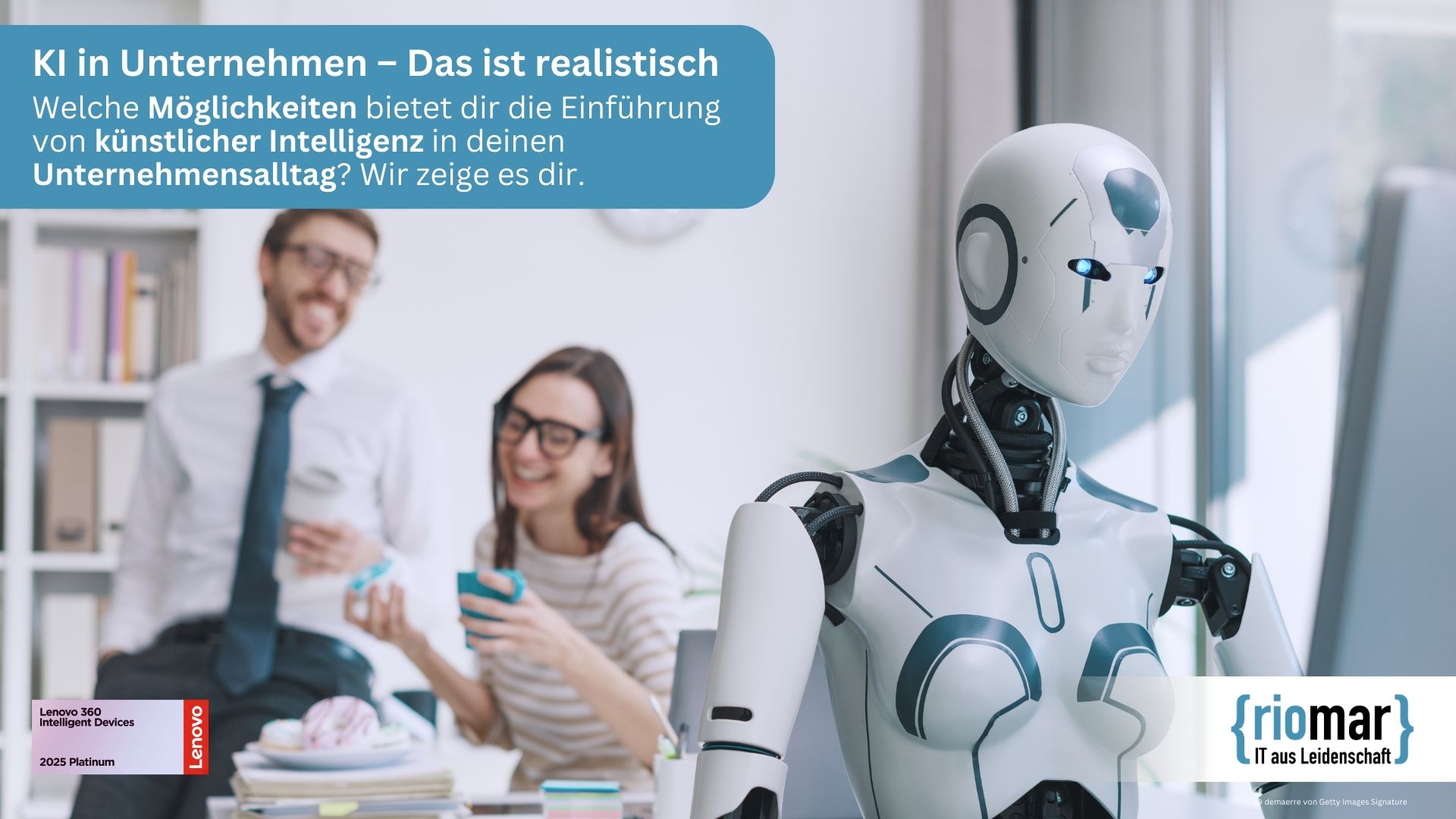 Das bringt dir KI in Unternehmen, wenn du sie richtig einsetzt. riomar berät dich!