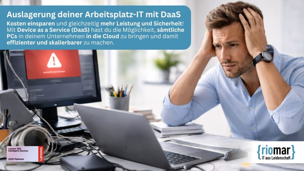 So bringst du deine PCs mit Desktop as a Service dirket in die Cloud. riomar ziegt dir, wie das geht.