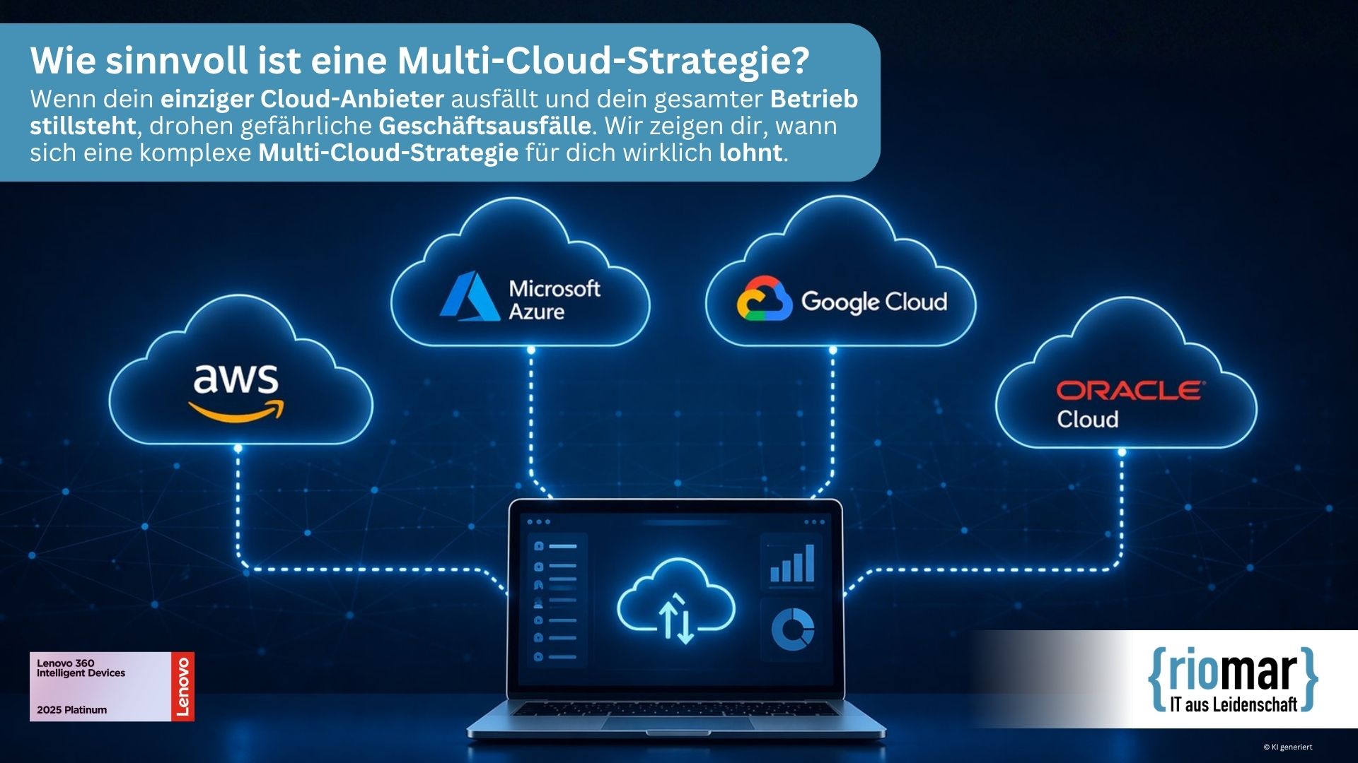 Multi-Cloud-Strategie für Unternehmen in der Region Wiesabden mit riomar
