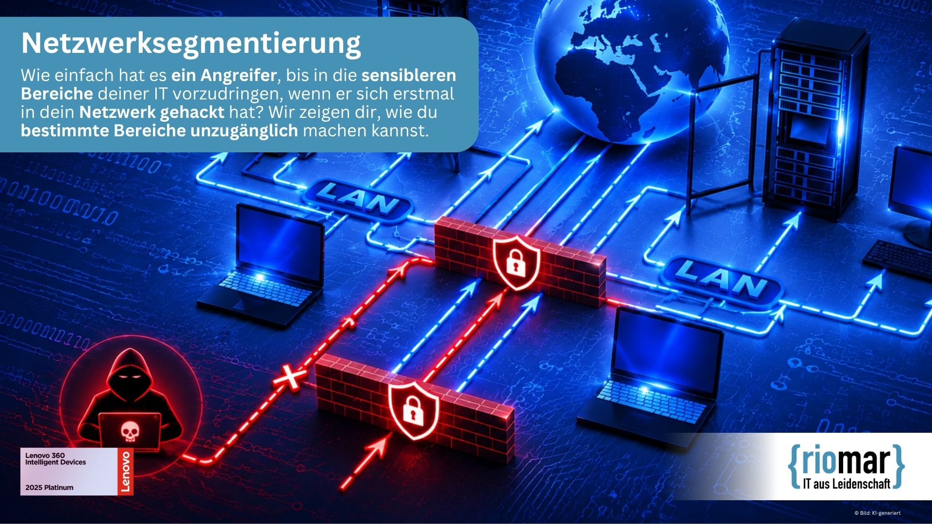 Netzwerksegmentierung – Wie tief kann ein Angreifer in dein Netzwerk vordringen?