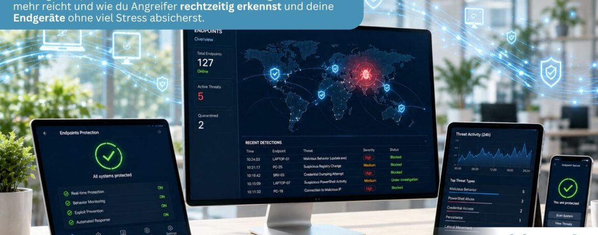 Endpoint Detection & Response (EDR) – Warum ein moderner Virenschutz allein für dein Unternehmen nicht mehr reicht