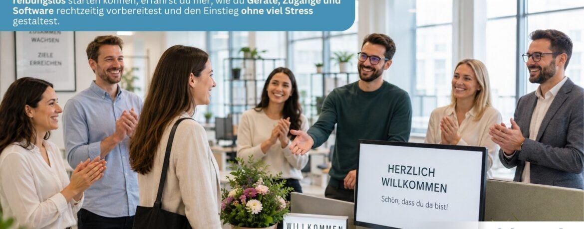 Vom ersten Arbeitstag startklar – So gelingt IT-Onboarding für neue Mitarbeiter und Auszubildende ohne große Wartezeit