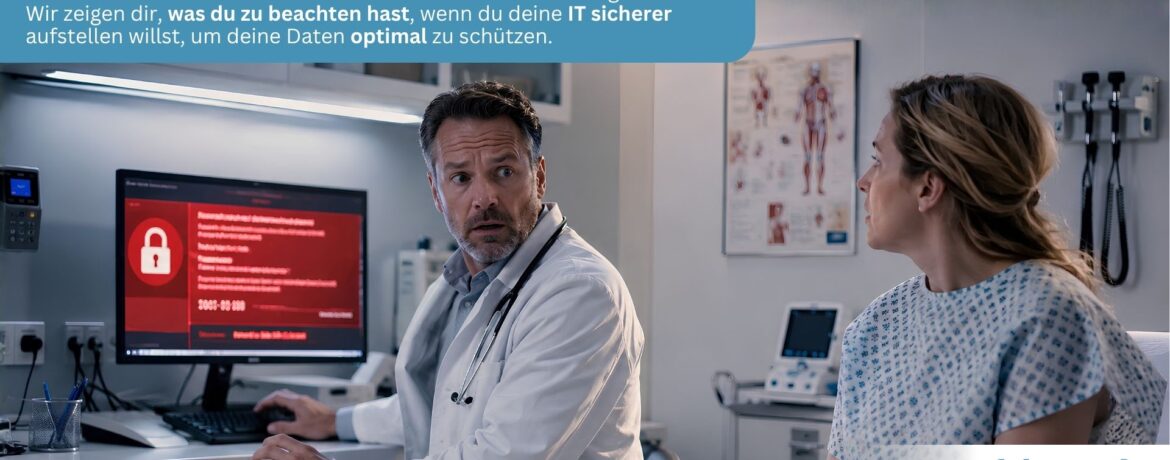IT-Sicherheit für Arztpraxen – Deswegen haben es Hacker besonders auf das Gesundheitswesen abgesehen
