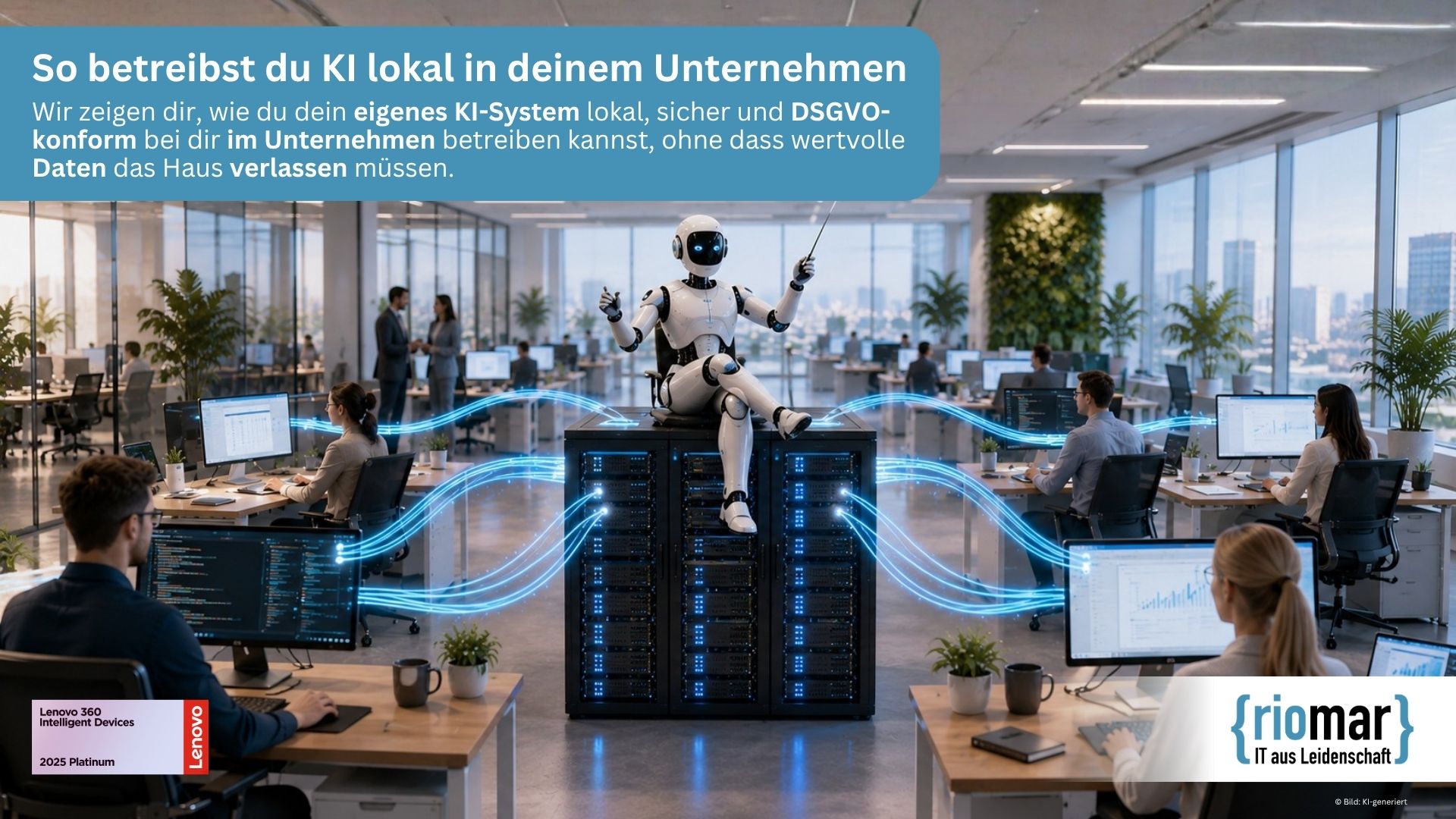 KI im eigenen Haus – Künstliche Intelligenz nutzen, ohne Daten in die US-Cloud zu schicken