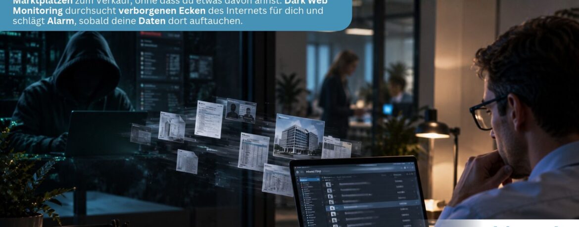 Gestohlene Passwörter, geleakte Kundendaten, offene Türen? So spürt Dark Web Monitoring deine Unternehmensdaten im Darknet auf